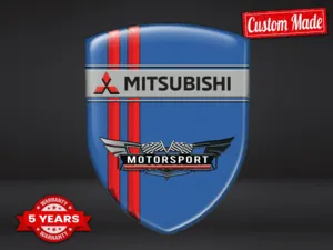 Mitsubishi Lettres Auto Qualité Pro Design Professionnel